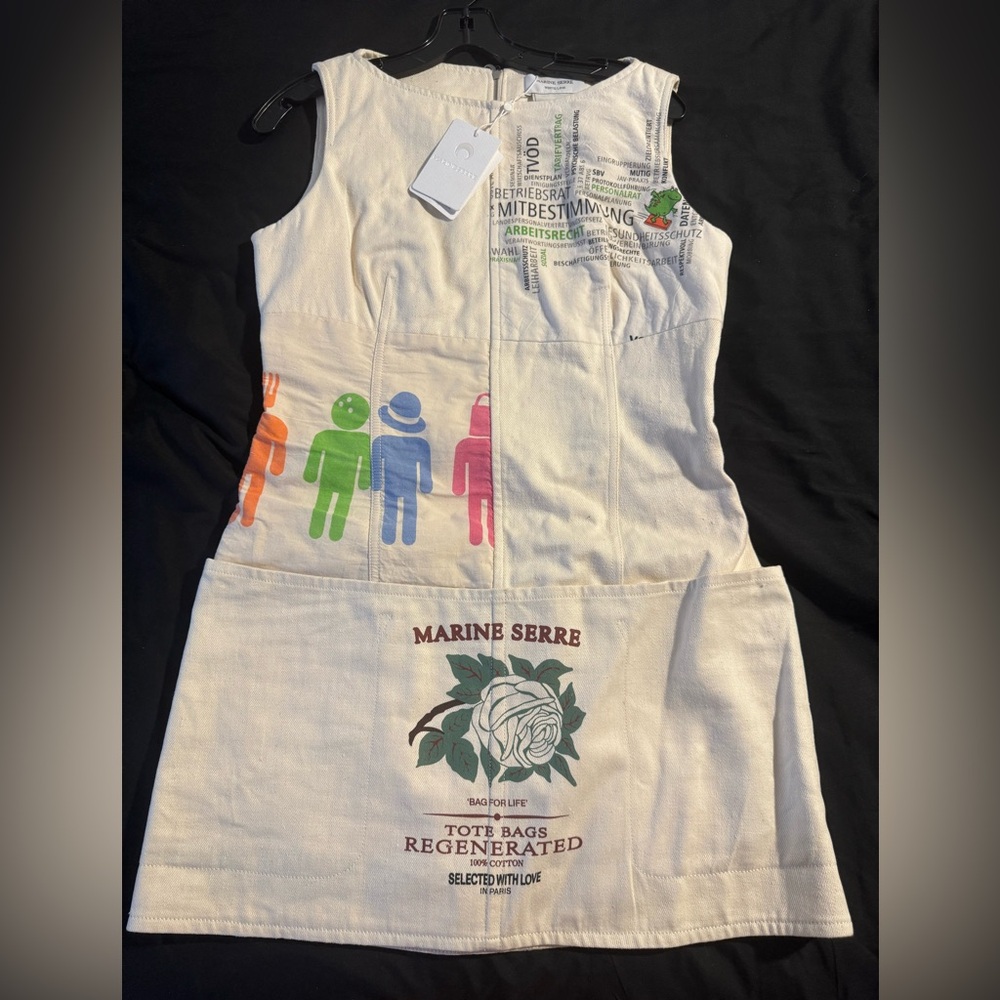 Marine Serre // Regenerated Tote Dress
